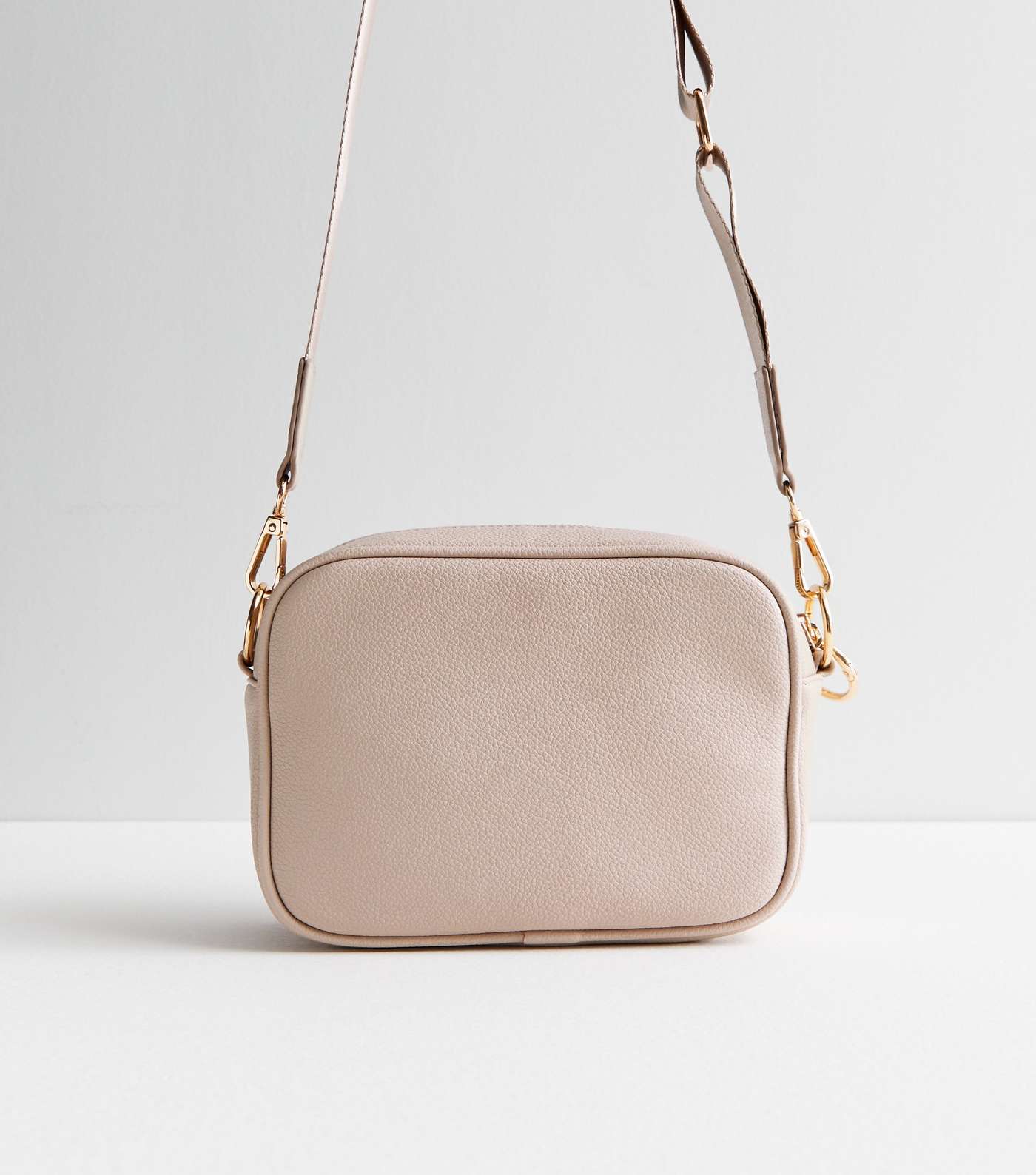 Pale Pink Double Cross Body Camera Bag Image 4