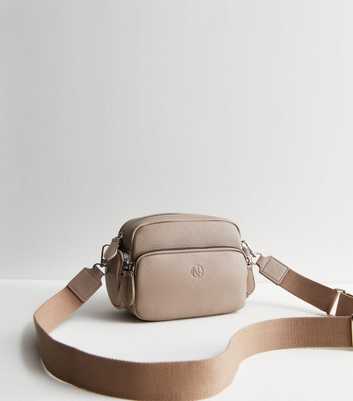 Mink Leather-Look Cross Body Camera Bag
