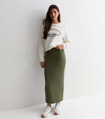 Jersey maxi shop skirt new look