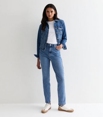 Tall Blue Denim Jacket New Look
