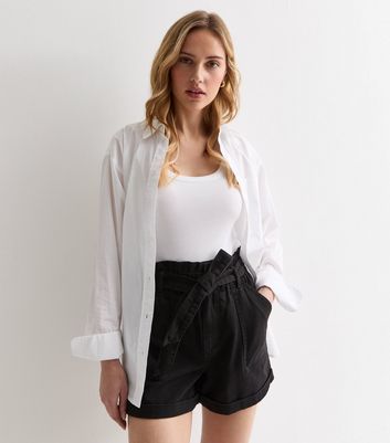 New look paperbag shorts best sale