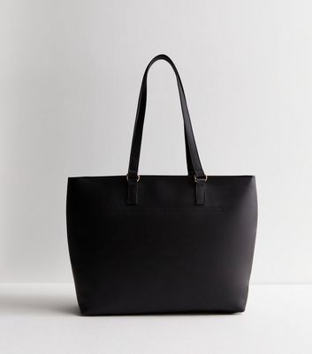 Black bag with zip best sale