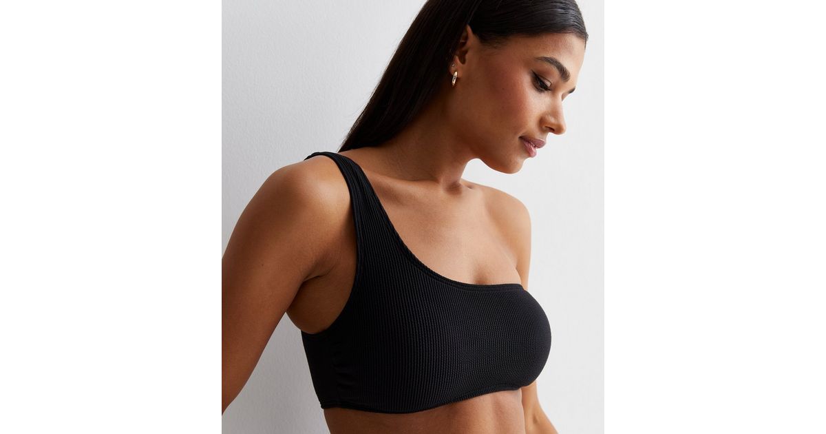 Crinkle Scooped Crop Bralette