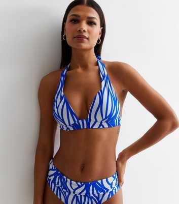 Lucky Brand Women's Reversible Bikini Swim Top Separates Swimsuit (S, Ink  Blue) 