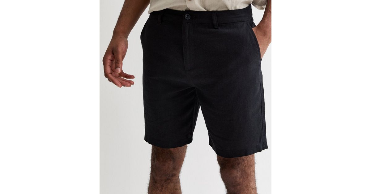 Black Lined New Shorts