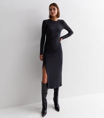 Grey jersey outlet dress