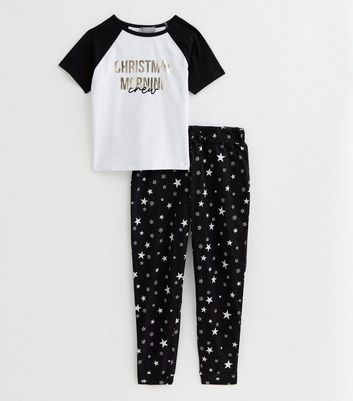 Girls black online pjs