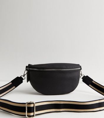 Black Sling Cross Body Bag New Look