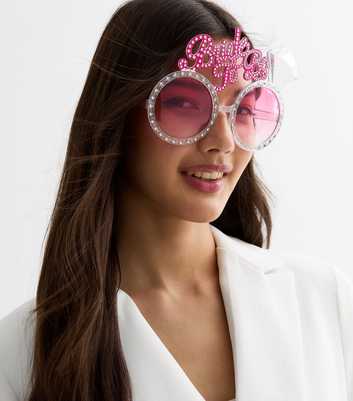 Clear Glitter Bride to Be Sunglasses