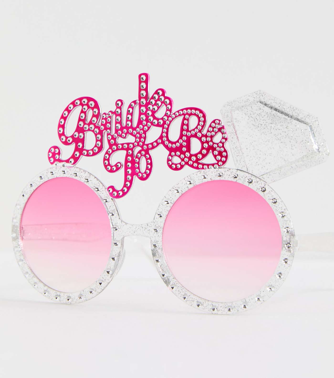 Clear Glitter Bride to Be Sunglasses Image 3