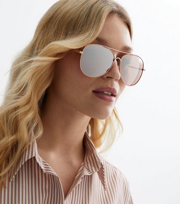 Rose gold outlet mirrored ray bans