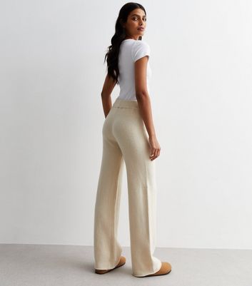 Cream top ladies trousers