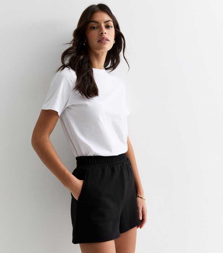 Black Jogger Shorts