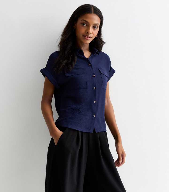 Navy Short Sleeve Shirt