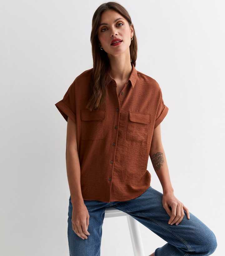 Rust Short Sleeve Shirt