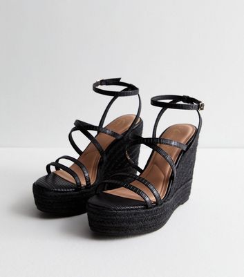 Holly Black Espadrilles - Low High