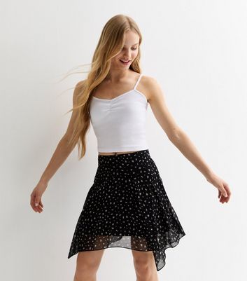 Girls Black Skirts Denim Tulle Maxi Skirts New Look