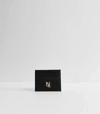 Black NL Monogram Cardholder
