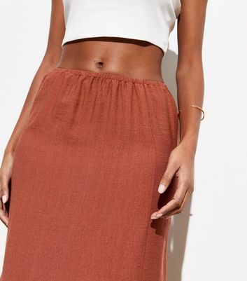 Express rust skirt best sale