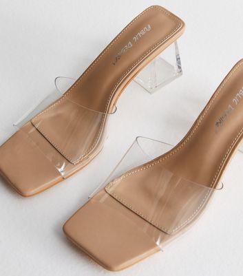 Public desire hotsell clear mules