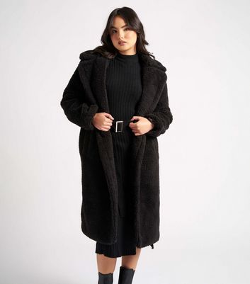 Urban Bliss Black Borg Long Coat