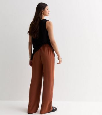 Rust wide sale leg pants