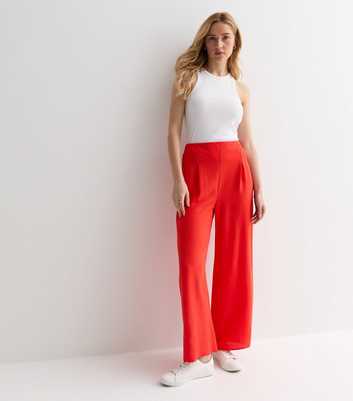 Women Red Trousers