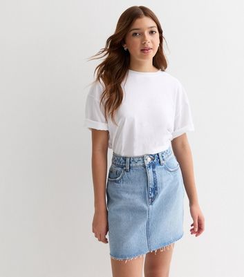 New look best sale girls denim skirt