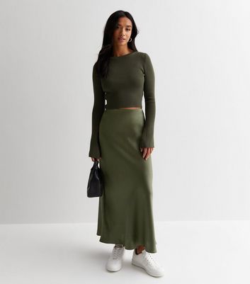 Petite hotsell khaki skirts