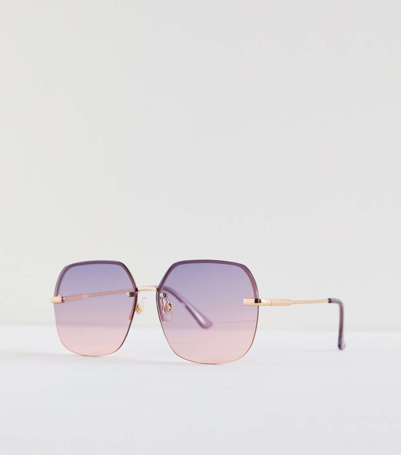 Pink Tinted Gradient Sunglasses Image 2