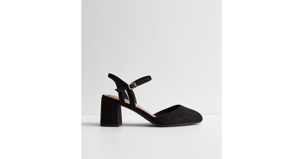 block heel wide fit shoes