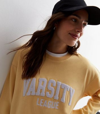 Pale yellow deals sweatshirt women's