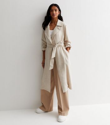 Linen trench outlet