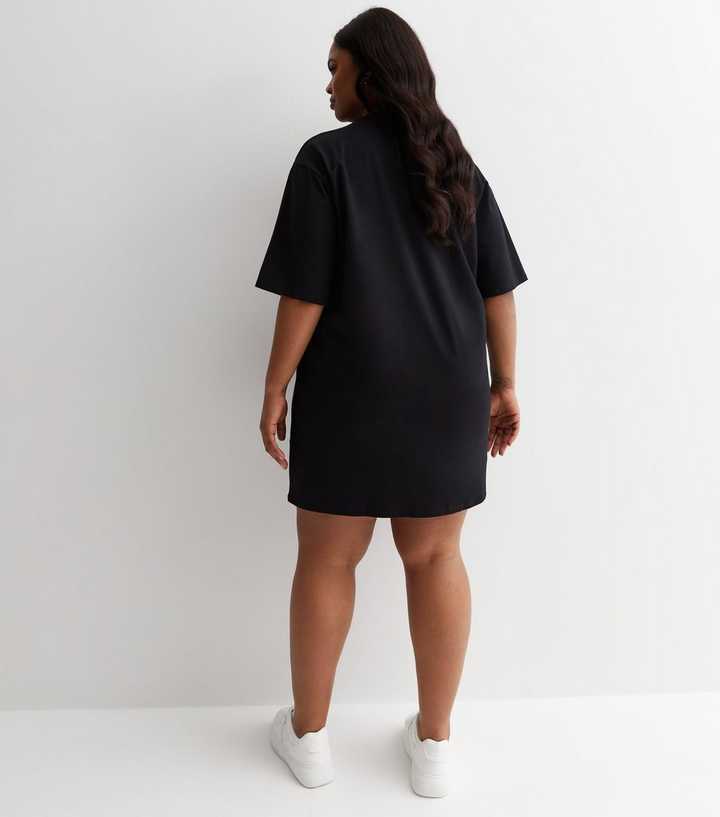 CREW NECK SHORT SLEEVE T-SHIRT DRESS