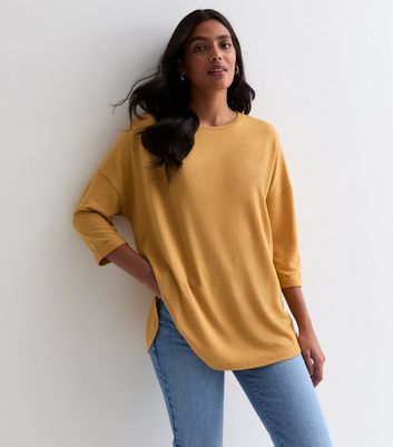 mustard top new look