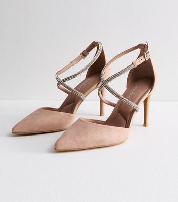 New look pink suede on sale shoes