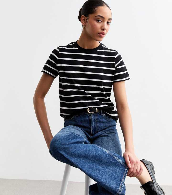 new look striped t shirt