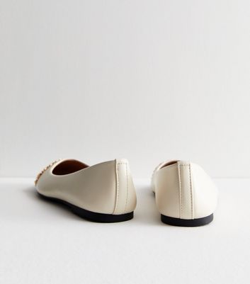 Off on sale white flats