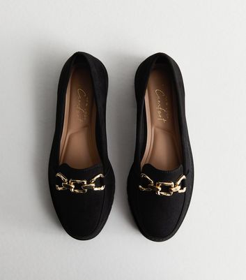 New look deals wide fit loafers