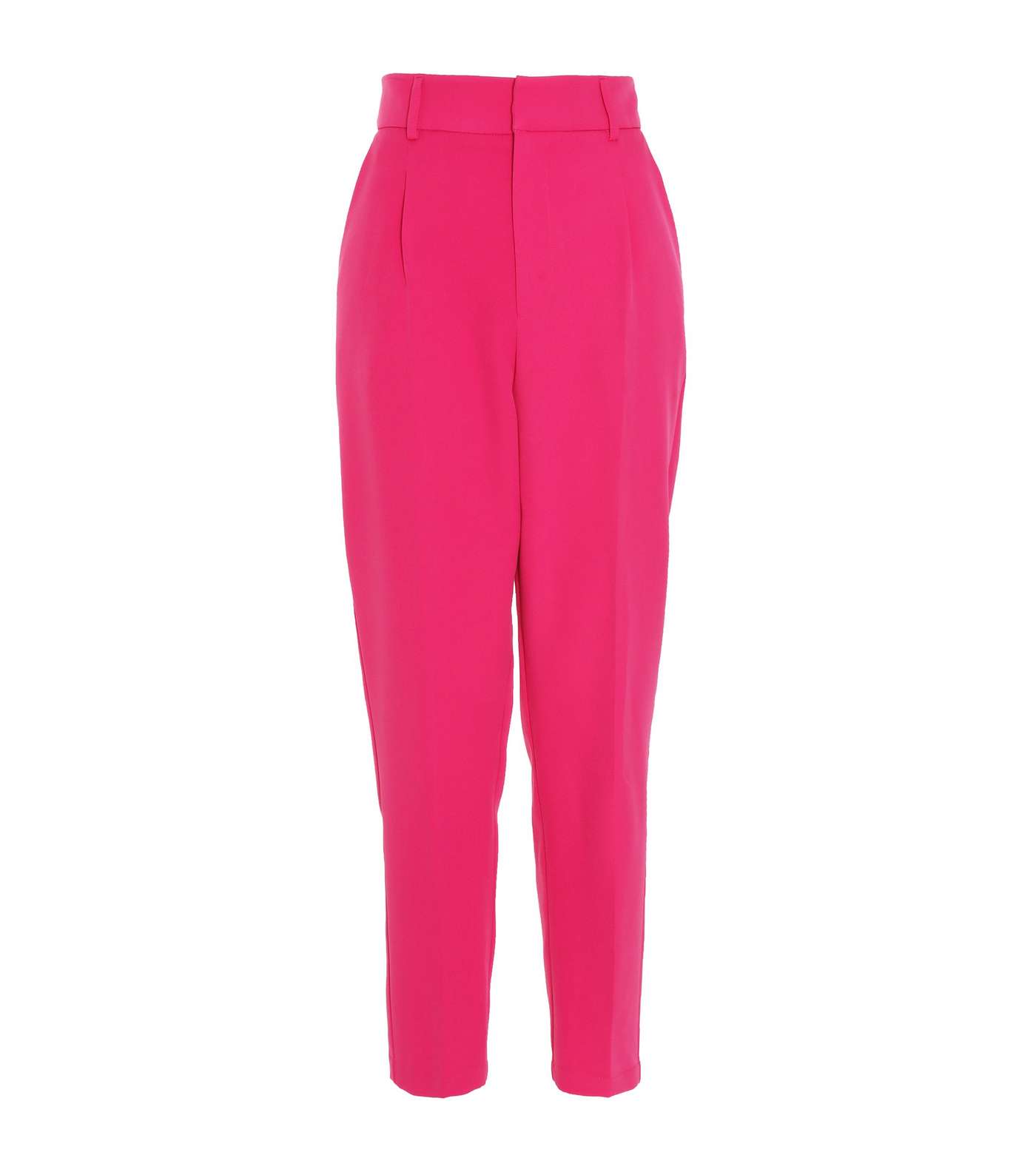 QUIZ Bright Pink Slim Leg Trousers Image 4