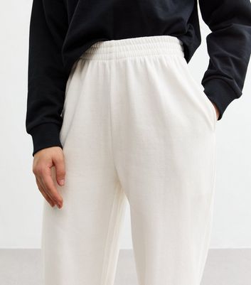 Girls cream joggers sale