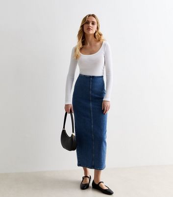 Midi pencil cheap tube skirt