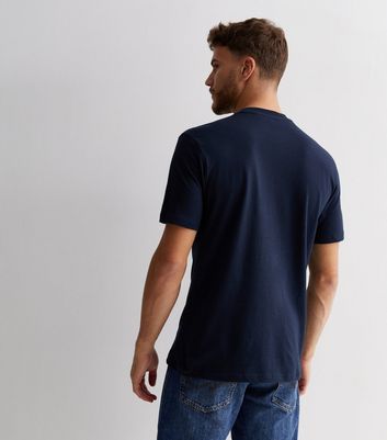 Men's Ben Sherman Navy Cotton Pocket T-Shirt New Look