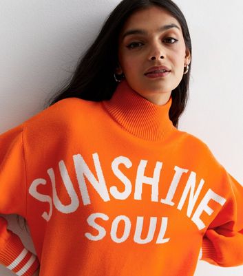 New look orange on sale jumper