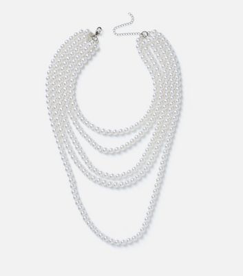 Faux Pearl Necklace & Earring Set | Fashion Friendly