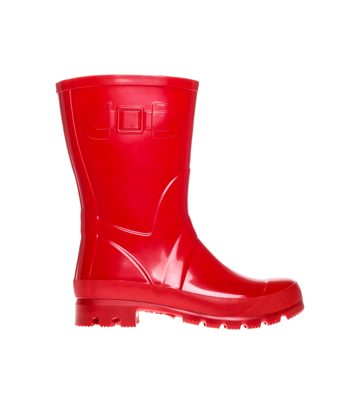 Women's Red Calf Jelly Boots JuJu New Look