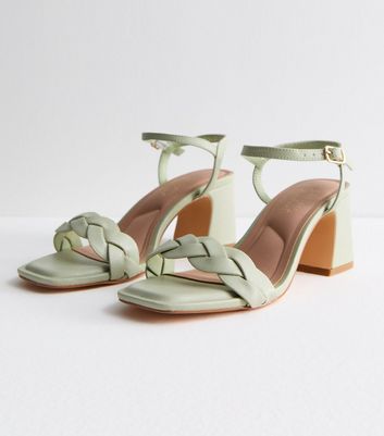 Light sales green sandals