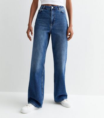 High Waisted Asos Tall Jeans Sale Tall Blue High Waist Adalae Wide