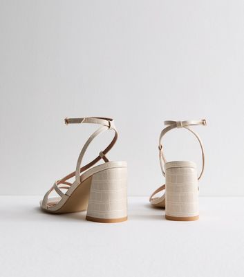 Off white multi online strap sandals