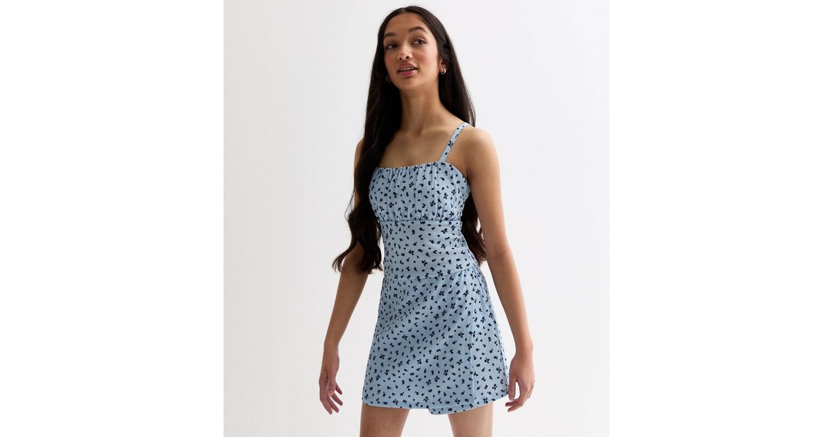 Parker Skort - Blue Ditsy main image 0